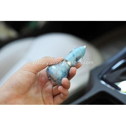 Multi-Colour Series -Stone Blue Smart Car Charger